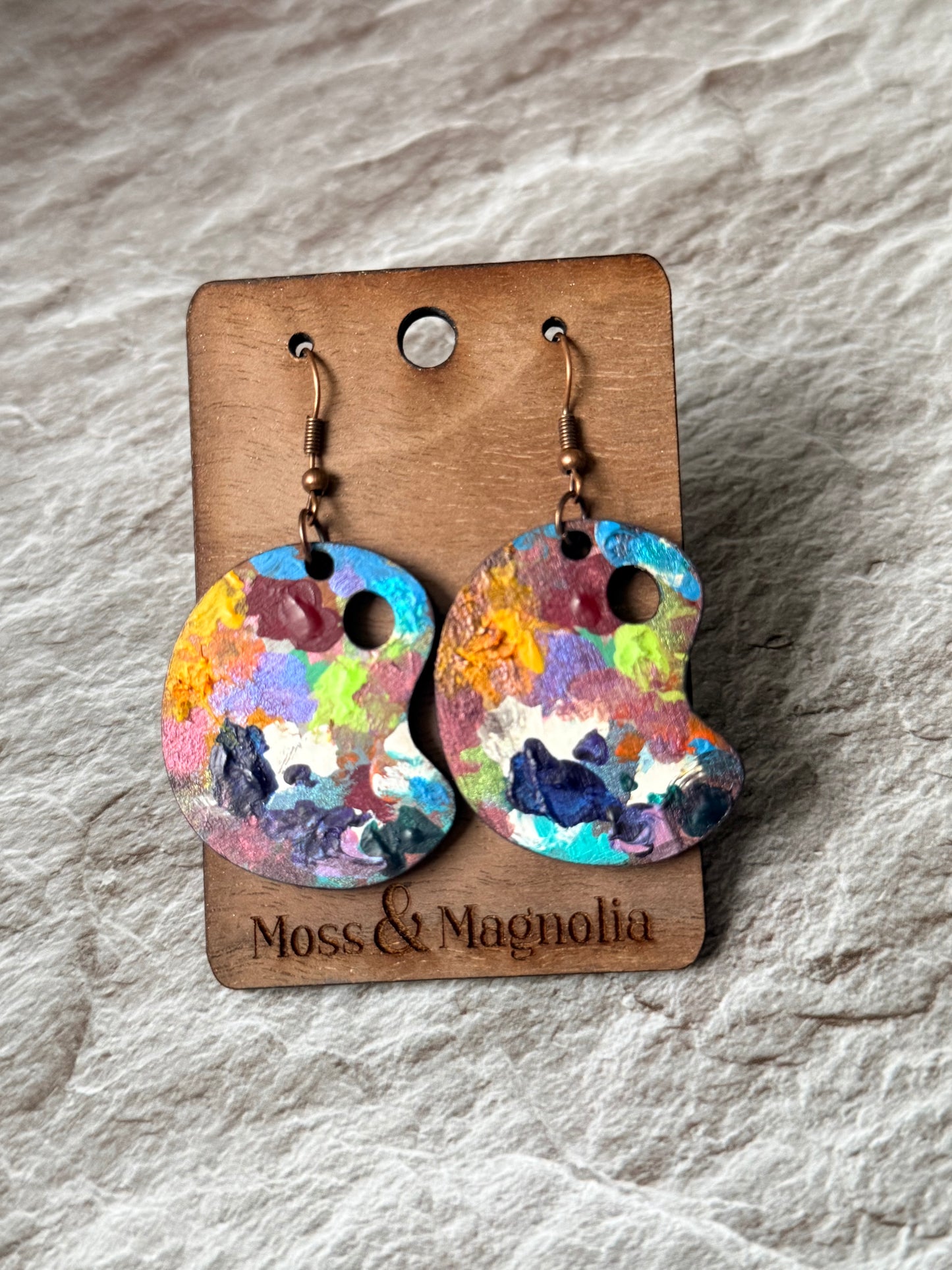 Paint Palette Earrings