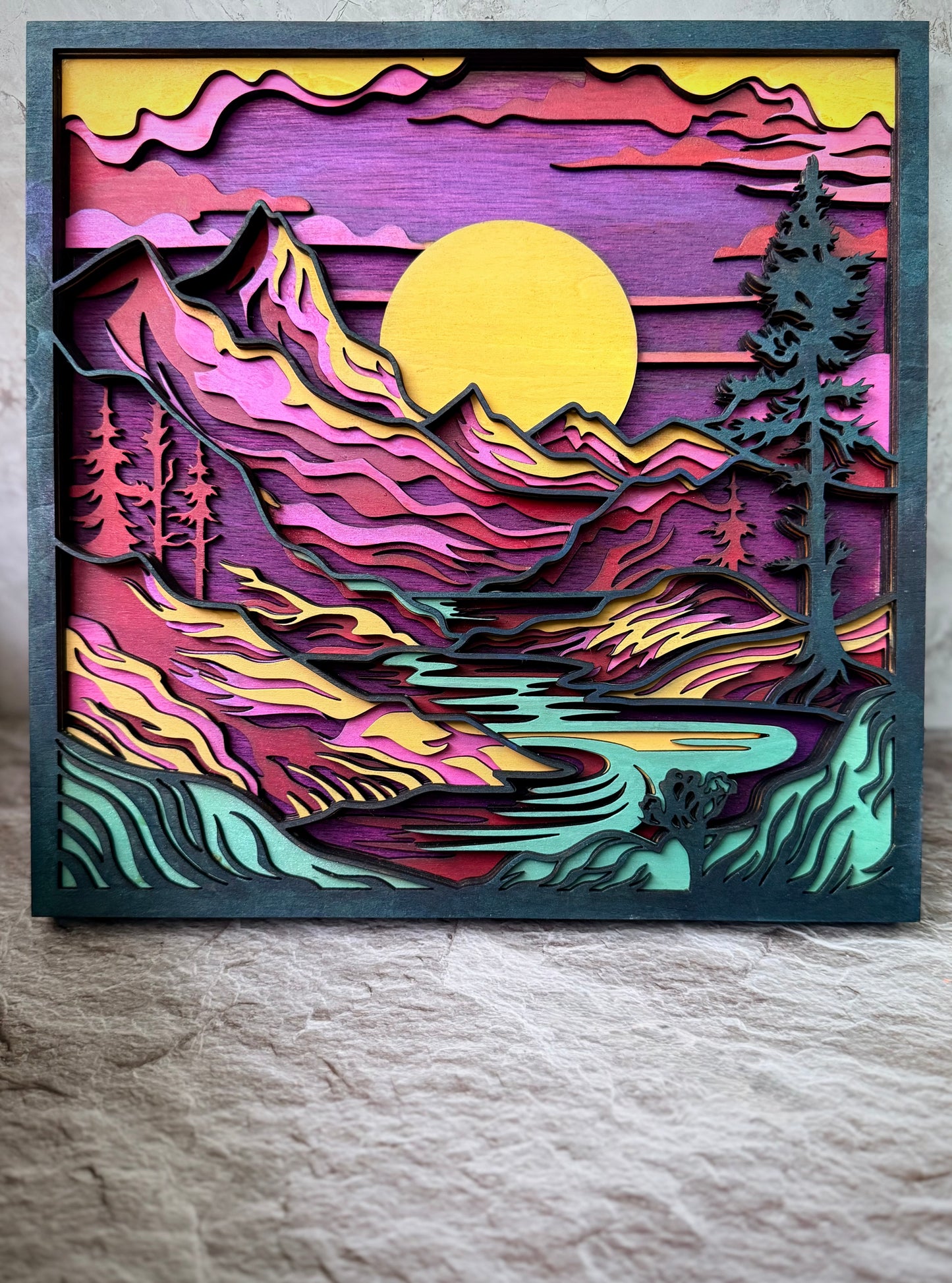 Sunset in the Mountains